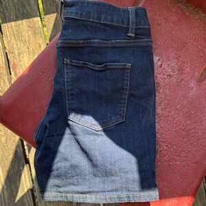 Maurices Dark Indigo Denim Jean Shorts